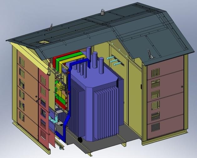 Гелиоэнергетическая установка "Пламя", н.п. Большая Переспа, Сенненский район, Витебская область, Беларусь