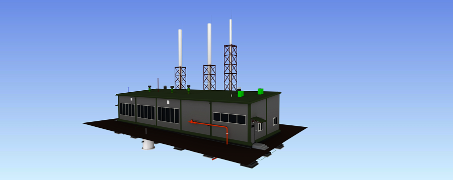 Отопительная котельная в составе водогрейных котлов для объекта хирургического корпуса №2 учреждения здравоохранения «Минская ордена Трудового Красного Знамени областная клиническая больница", н.п. Лесной, Беларусь 